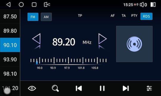 Clarion Auto-Audiosystem Für Fiat Panda 2003 2012 Bluetooth USB Eingebautes Wi-Fi GPS Apple CarPlay Android Auto