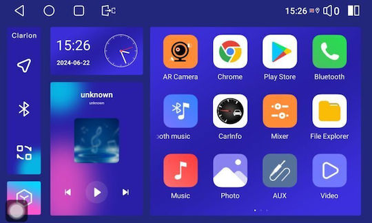 Clarion Gl74980 Οθόνη Oem Multimedia Αυτοκινήτου Lexus Ls 430 2000 2006 Carplay Androidauto Bt Gps Wifi Gprs