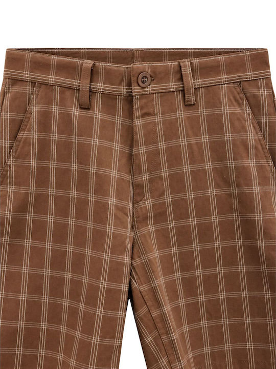 Herren Chino-Shorts Regular Fit Braun