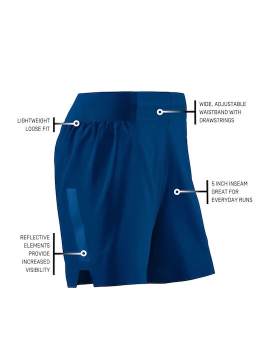 Αθλητική Ανδρική Βερμούδα Relaxed Fit Blue