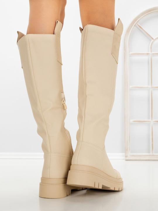 Women's Boots Beige