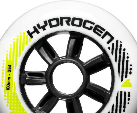 Rollerblade Hydrogen 100χιλ./85α Ροδάκια Λευκό 6αδα