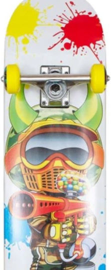 Speed Demons Skate Complete Shortboard Λευκό