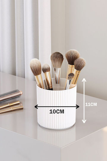 SteweHome Cutie de Organizare a Cosmeticelor cu Separatoare Albă 3 Bucăți