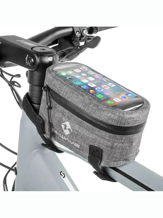 M-Wave X-Large Top Bicycle Frame Bag Gray 122883