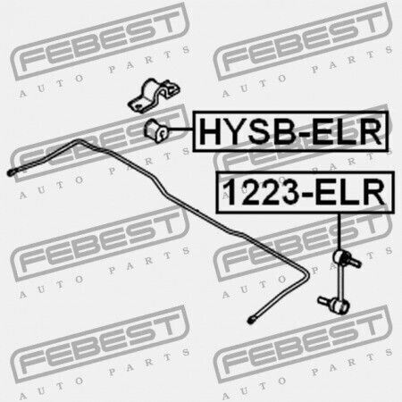 Задна Щанга на Стабилизатора Hyundai Elantra Lantra 00 2000 Cis 55530-29300
