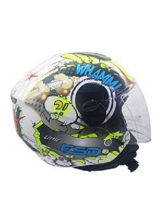Faseed 700 Boom Kids Motorcycle Helmet Jet