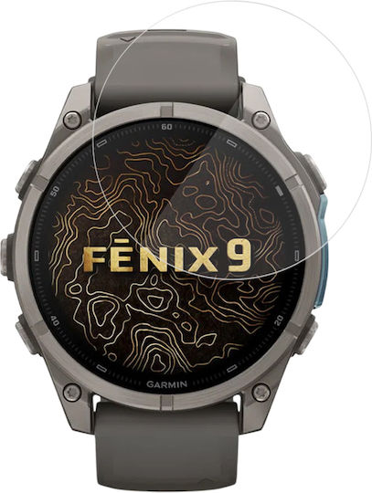 Techsuit Nano Flex 2er-Pack Garmin Fenix 9 47 mm Fenix 9 Pro 47 mm Schwarz