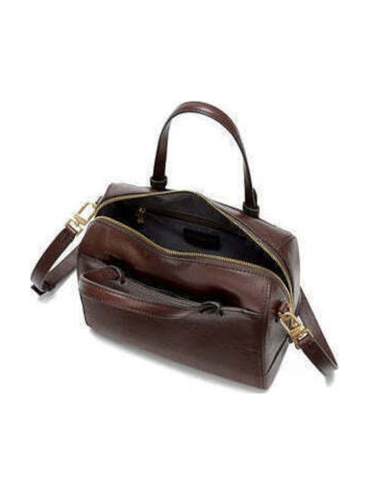Brown Leather Women's Tote Bag