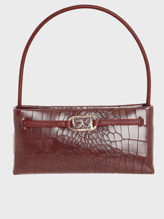 Burgundy Women's Shoulder Bag