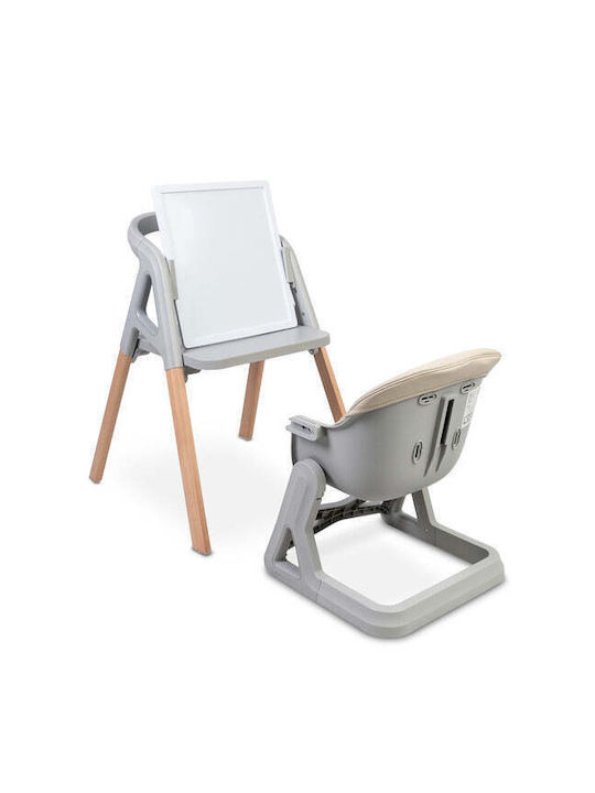 Caretero 3-in-1-Babyhochstuhl mit Höhenverstellung Beige