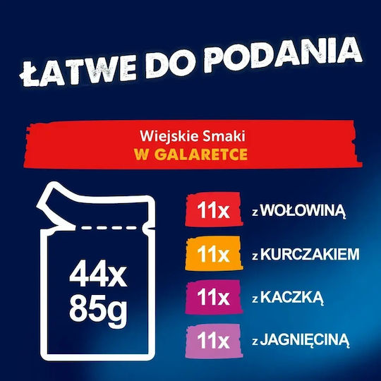 Υγρή Τροφή για Γάτες 44x85gr