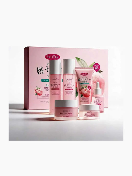 Honey Peach Set de Îngrijire pentru Hidratare Honey Peach, Sadoer 6 Bucăți