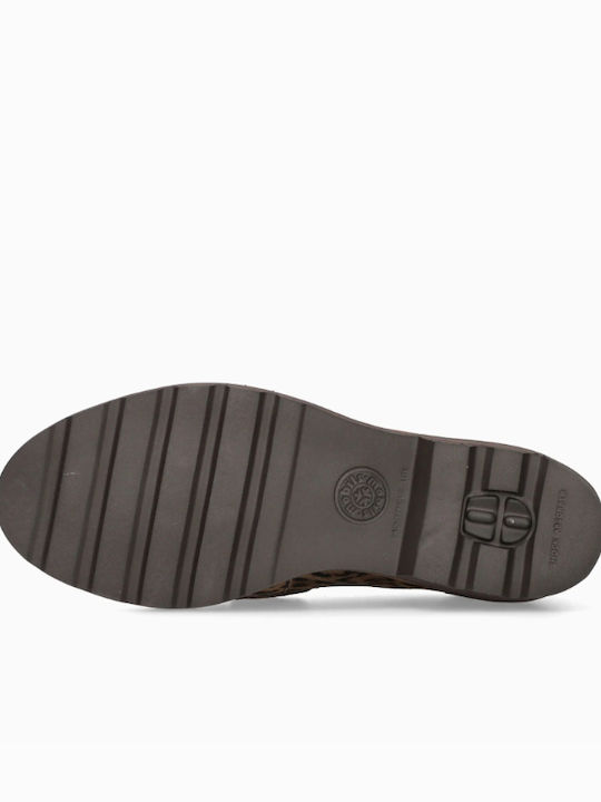Leather Women's Loafers in Brown