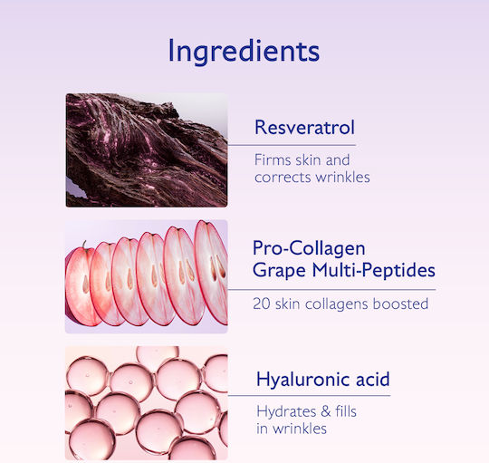 Resveratrol-Lift Night Cream for Anti-Aging & Firming with Collagen & Peptides 50ml