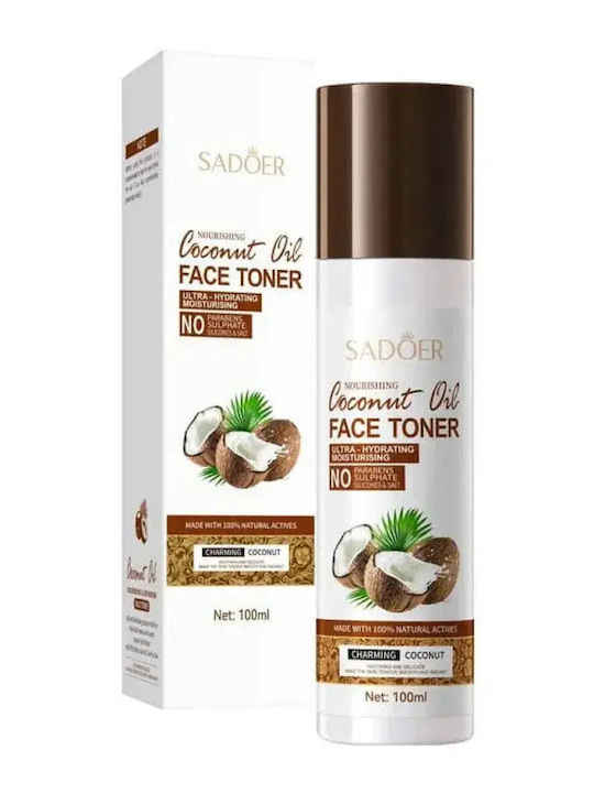 Set pentru Îngrijirea Feței Toner + Cremă cu Ulei de Cocos