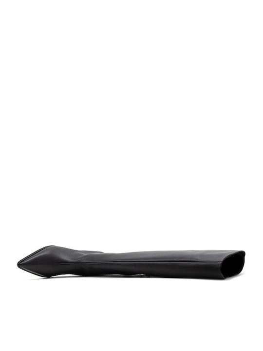 Ilona Leather Women's Boots with Medium Heel Black