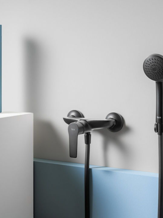 Roca Monodin Mixing Thermostatic Black Shower Faucet