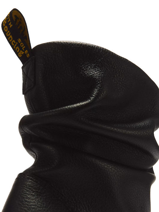 Lederne Damen-Knöchelstiefel Black