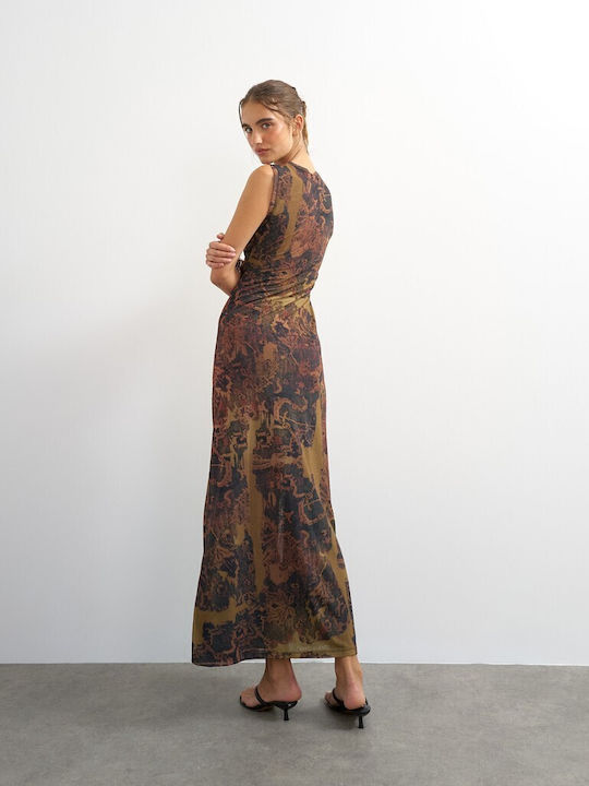 Лятна Макси Рокля Downtown Brown