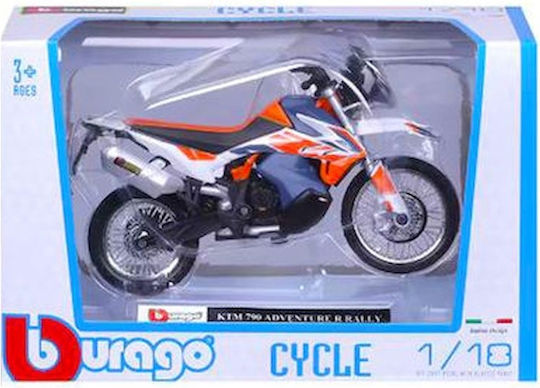 KTM 790 Adventure R Rally Motorcycle 1/18 Bburago