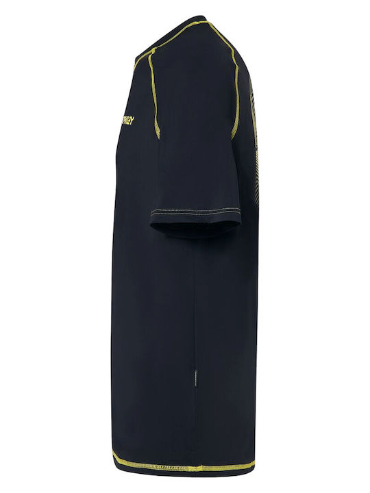 Oakley Tricou cu protecție solară pentru bărbați, cu mâneci scurte, UPF 50+, negru
