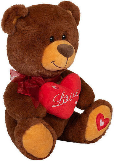 Fun World Valentine's Day Teddy Bear Plush Toy 30 cm