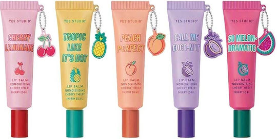 Yes Studio Σετ Lip Balms Pineapple, Cherry, Coconut, Pineapple & Watermelon 5 x 12ml
