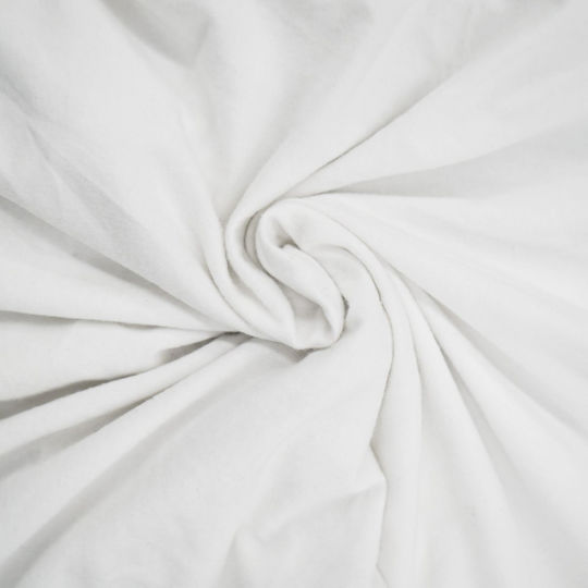 Mila Elastic Chair Cover White 50x45cm