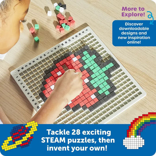 Stem Explorers Pixel Art Pro Σετ Δραστηριοτήτων 5+ Ετών Ler9469