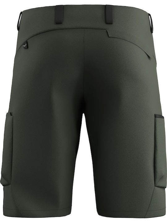 Salewa Durastretch Pantaloni Scurți de Drumeție pentru Bărbați Verzi