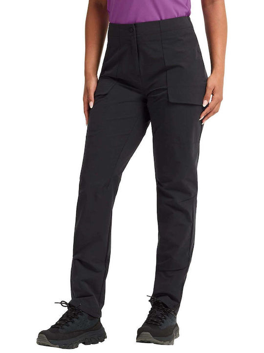 Jack Wolfskin Pantaloni Lungi de Drumeție pentru Femei, Negri