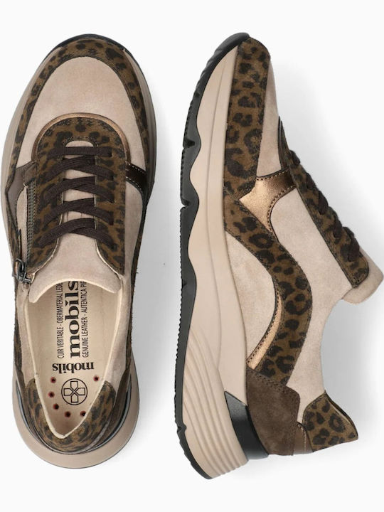 Γυναικεία Ανατομικά Sneakers D / Brown