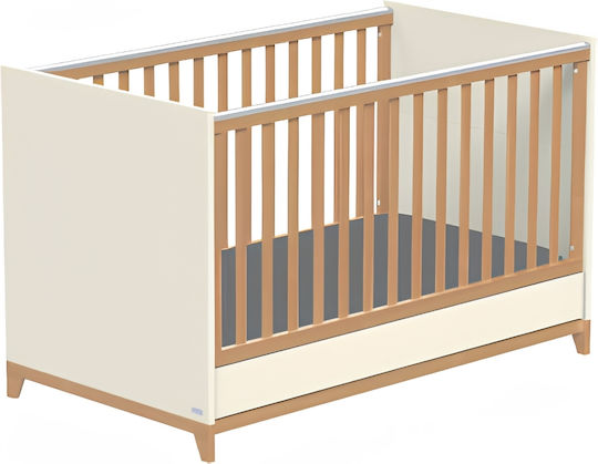 Casababy Zoom Crib Beige with Mattress