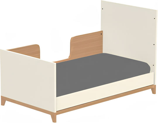 Casababy Zoom Crib Beige with Mattress