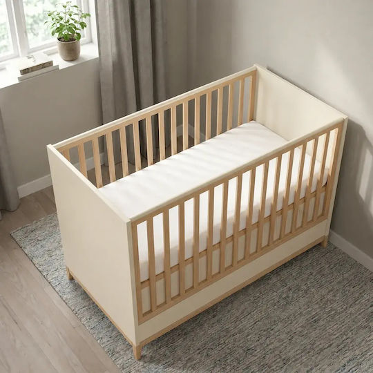 Casababy Zoom Crib Beige with Mattress