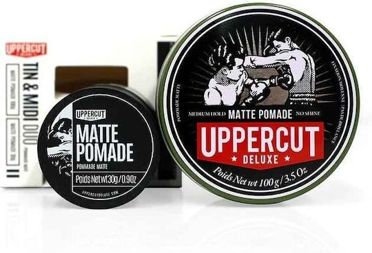 Tin & Midi Duo Pomade για Μεσαίο Κράτημα & Ματ Αποτέλεσμα 130gr