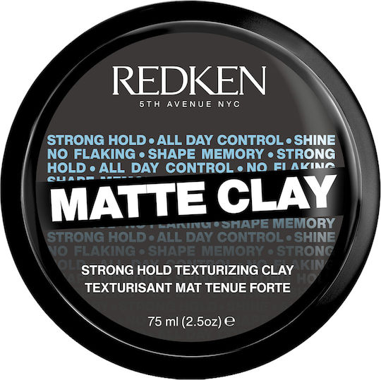 Matte Clay Strong Hold Πηλός για Δυνατό Κράτημα & Ματ Αποτέλεσμα 75ml