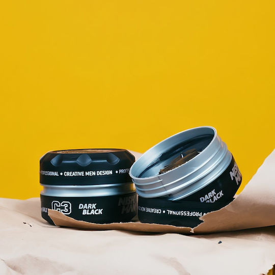 NISHMAN Coloring Styling Wax Dark Black C3 Κερί για Μεσαίο Κράτημα & Λάμψη 100ml