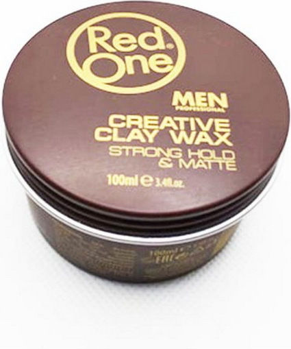 Red One Men Professional Creative Clay Wax Κερί για Δυνατό Κράτημα & Ματ Αποτέλεσμα 100ml