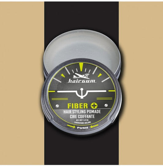 Hairgum Fiber Plus Помада за Силно Задържане и Блясък 40 г