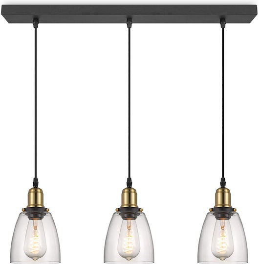 Lampa Κρεμαστό Φωτιστικό Μαύρο 65x65x128εκ. Lampa Κρεμαστό Φωτιστικό Μαύρο 65x65x128εκ.