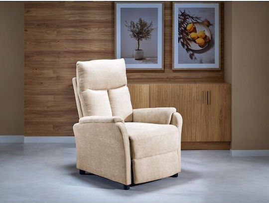 Houston 2229 Fotoliu Relax Rotativ Crem 90x79x75cm Houston 2229 Fotoliu Relax Rotativ Crem 90x79x75cm