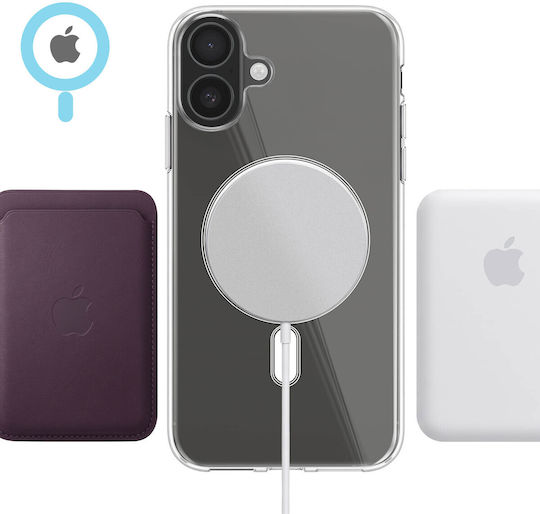 Zanaé MagSafe-Hülle für iPhone 16 Plus mit verstärkten Ecken, transparent