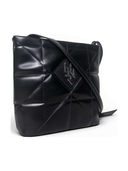 Damen-Crossbody-Tasche Messenger Rombus Schwarz Damen-Crossbody-Tasche Messenger Rombus Schwarz