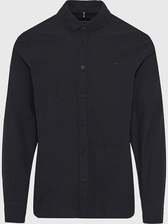 Long Sleeve Regular Fit Shirt in Black