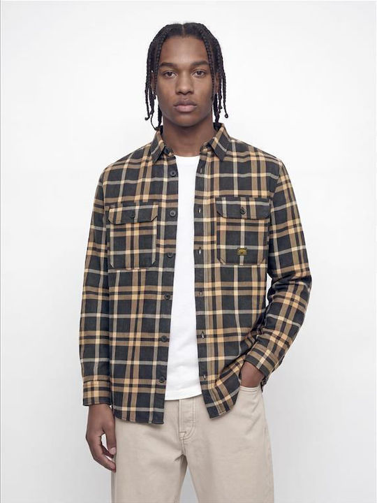 Jack & Jones Jprbluivy Overshirt din Bumbac Maro