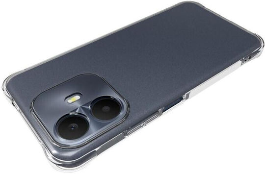 Брониращ калъф от силикон, прозрачен, за Tcl K70 4G K70 Power 4G