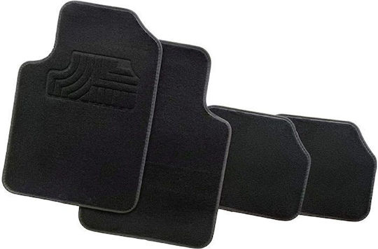 Cartech Δαπεδα Μοκετα Comfort Thick Μαυρο-μαυρο Full Set 4tmx 10425