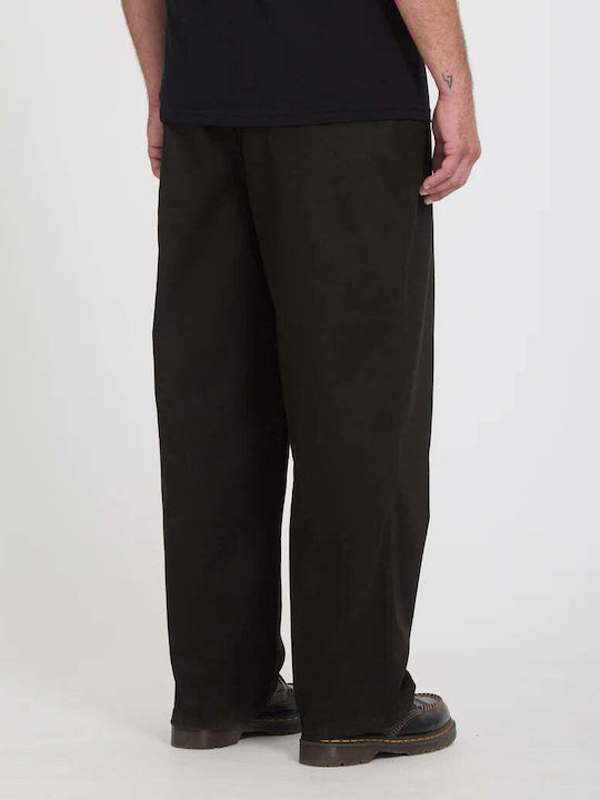 Billow Herren-Chinohose Loose Fit Schwarz